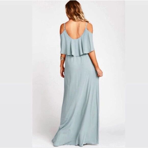 Show Me Your MuMu The Caitlin‎ Ruffle Maxi Dress Bridesmaid Dress - Picture 3 of 7